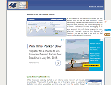 Tablet Screenshot of freefacebooktutorials.com